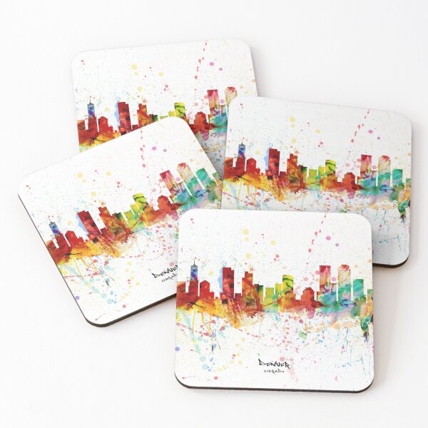 Item preview, Denver Colorado Skyline designed and sold by ArtPrints.