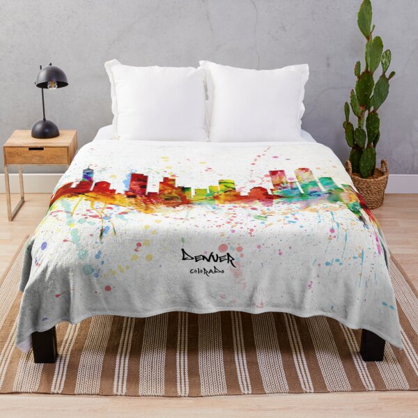 Item preview, Denver Colorado Skyline designed and sold by ArtPrints.