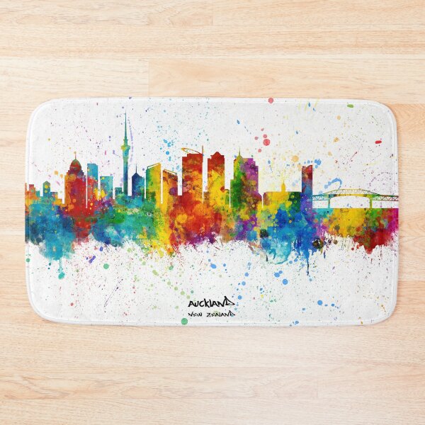 Artikelvorschau, Auckland New Zealand Skyline entworfen und verkauft von ArtPrints.