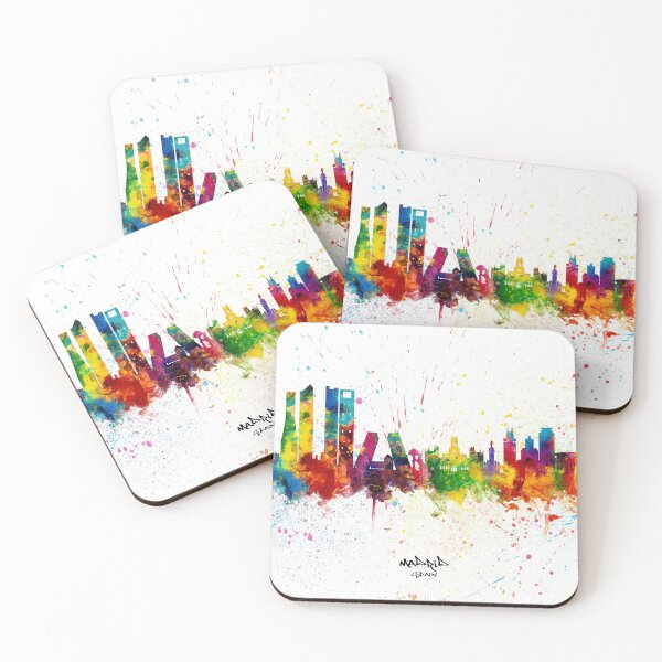 Item preview, Madrid Spain Skyline designed and sold by ArtPrints.