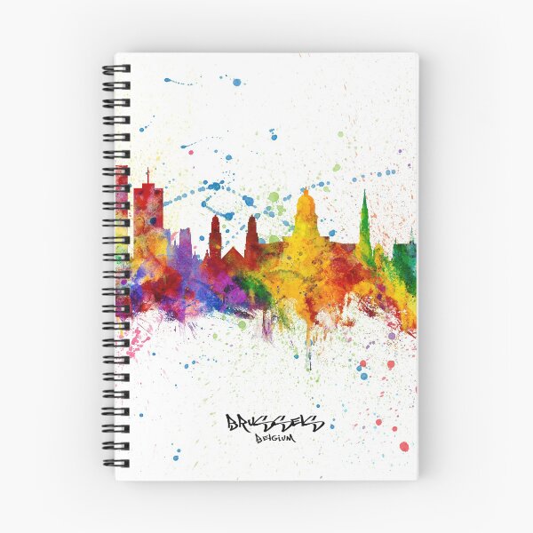 Item preview, Brussels Belgium Skyline designed and sold by ArtPrints.