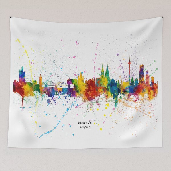 Item preview, Cologne Germany Skyline designed and sold by ArtPrints.