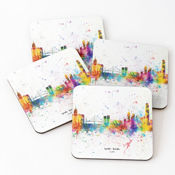 Artikelvorschau, Hong Kong Skyline entworfen und verkauft von ArtPrints.