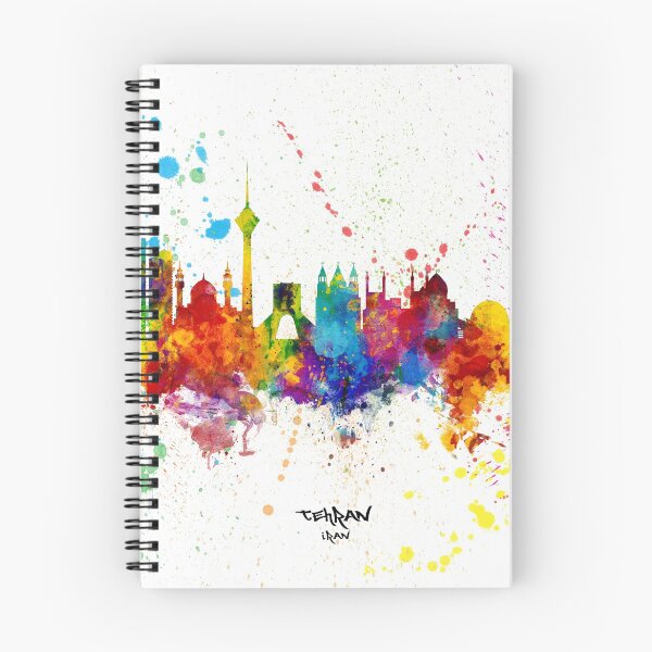 Item preview, Tehran Iran Skyline designed and sold by ArtPrints.