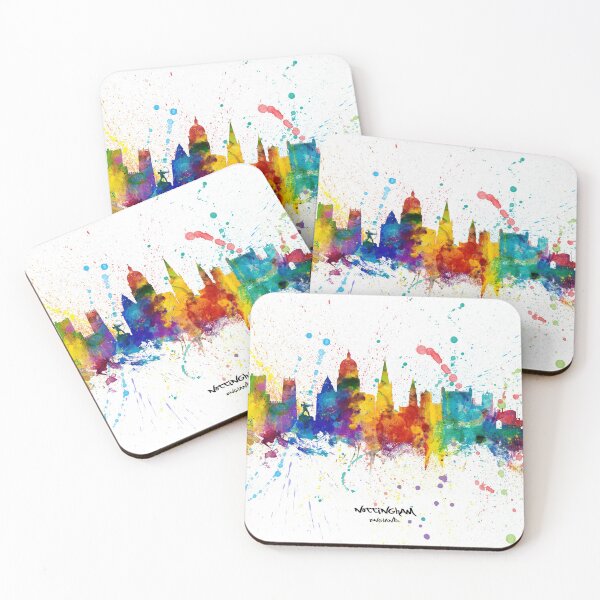 Item preview, Nottingham England Skyline designed and sold by ArtPrints.