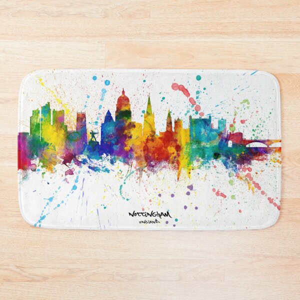 Item preview, Nottingham England Skyline designed and sold by ArtPrints.