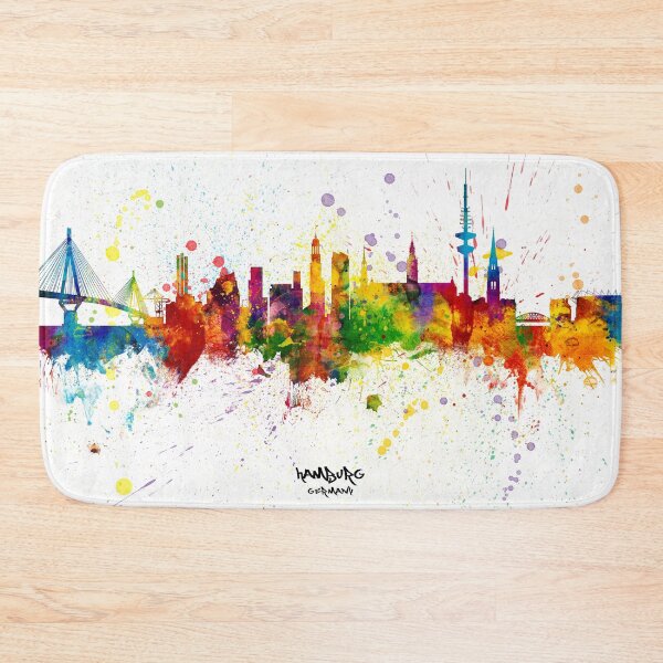 Item preview, Horizonte de Hamburgo, Alemania designed and sold by ArtPrints.