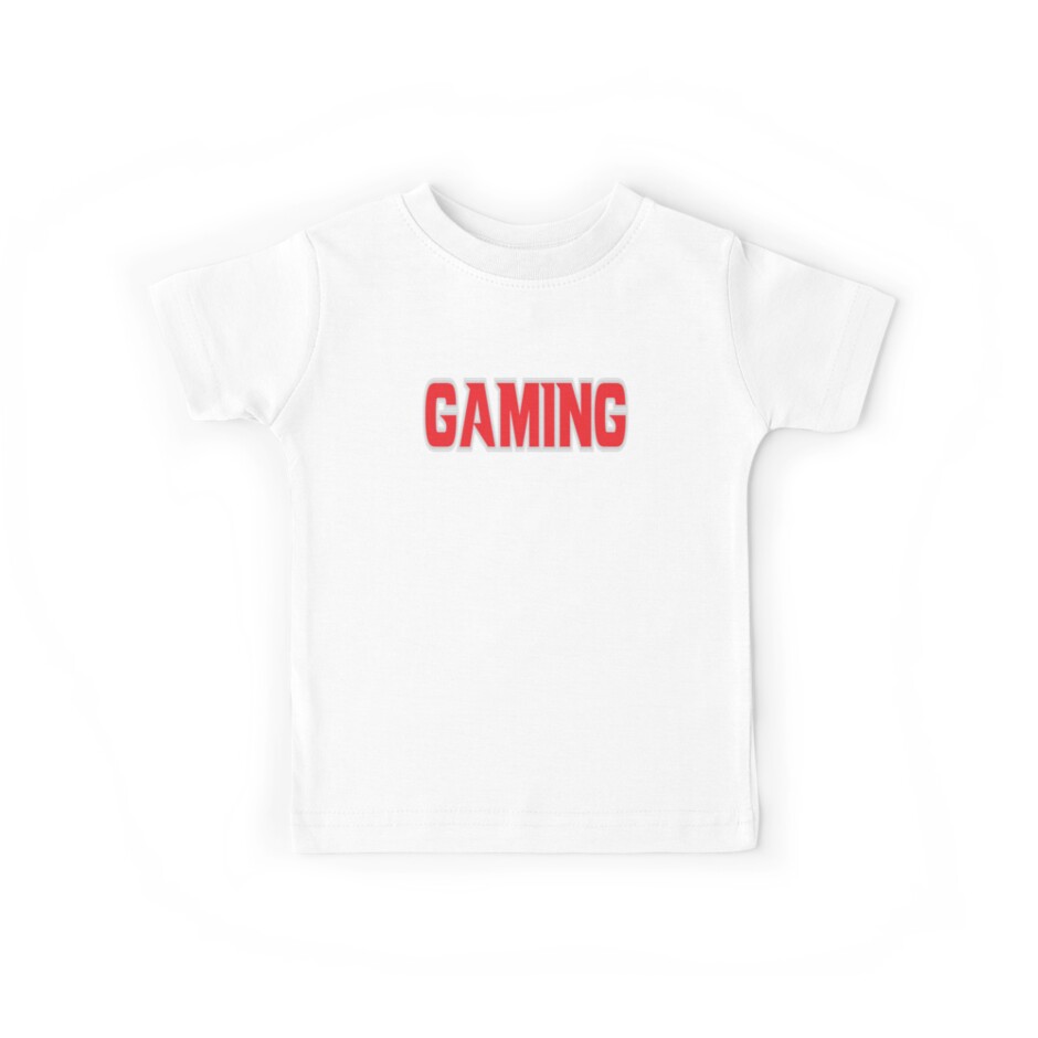 Gaming Kids T Shirt By Wordsgamersuse Redbubble - gaming club support t shirt roblox