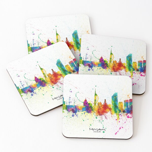 Item preview, Portsmouth England Skyline designed and sold by ArtPrints.