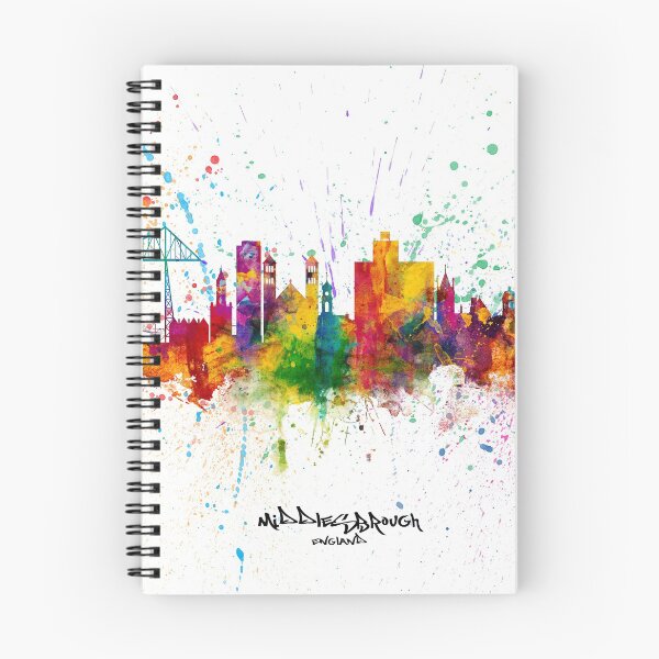 Item preview, Middlesbrough England Skyline designed and sold by ArtPrints.