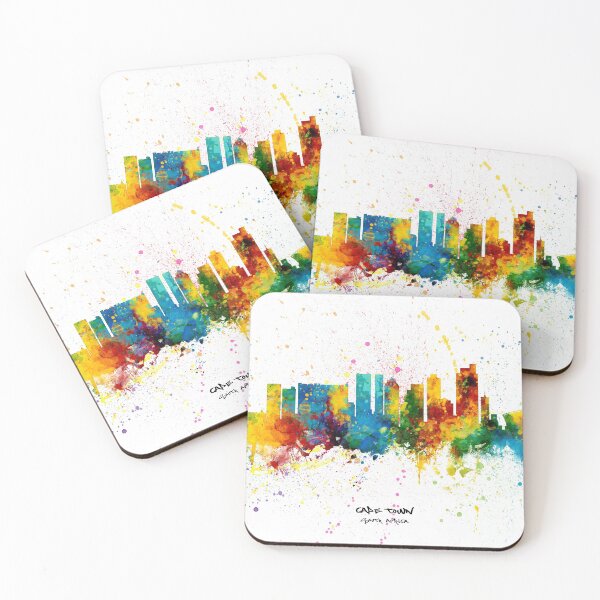 Item preview, Cape Town South Africa Skyline designed and sold by ArtPrints.