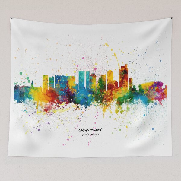 Item preview, Cape Town South Africa Skyline designed and sold by ArtPrints.