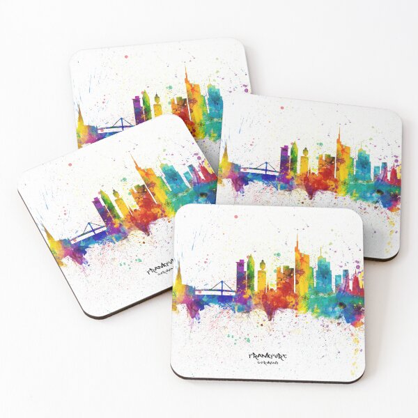 Item preview, Frankfurt Germany Skyline designed and sold by ArtPrints.