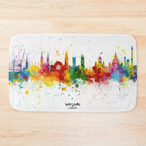 Item preview, Helsinki Finland Skyline designed and sold by ArtPrints.