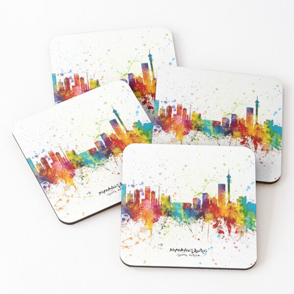 Item preview, Johannesburg South Africa Skyline designed and sold by ArtPrints.