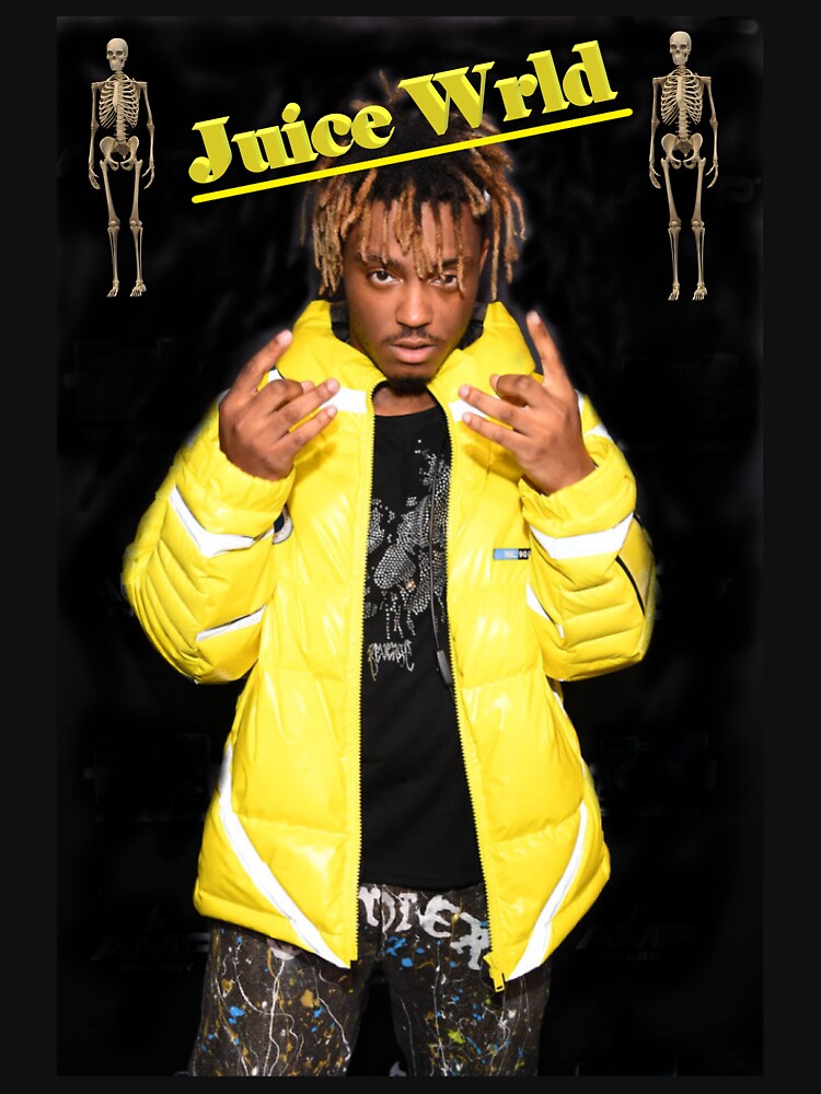 juice wrld hoodie yellow