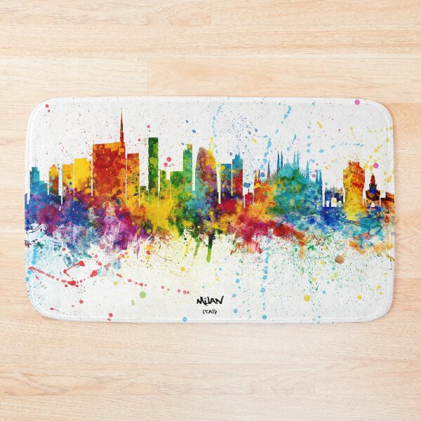 Item preview, Milan Italy Skyline designed and sold by ArtPrints.