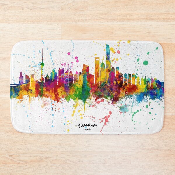 Item preview, Shanghai China Skyline designed and sold by ArtPrints.