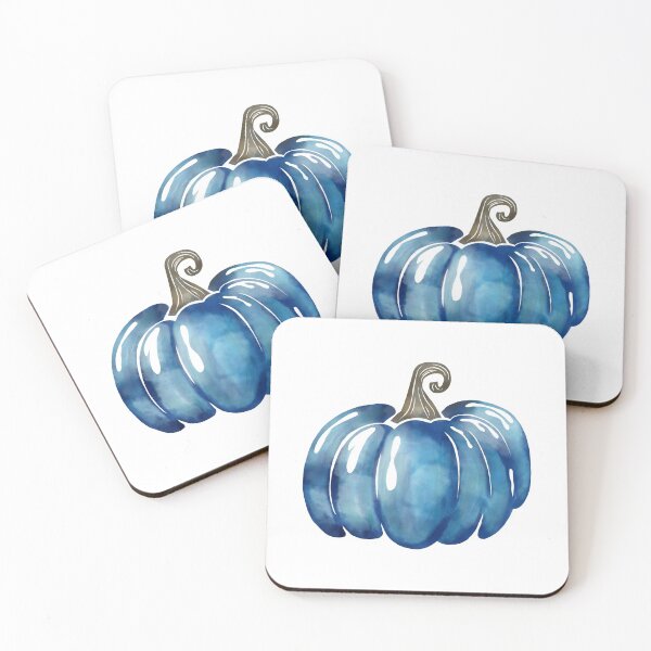 Item preview, Blue Watercolor Pumpkin designed and sold by Prawny.