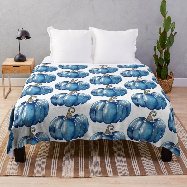 Item preview, Blue Watercolor Pumpkin designed and sold by Prawny.