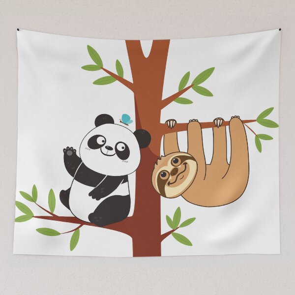 Item preview, Cute Sloth Panda designed and sold by plushism.