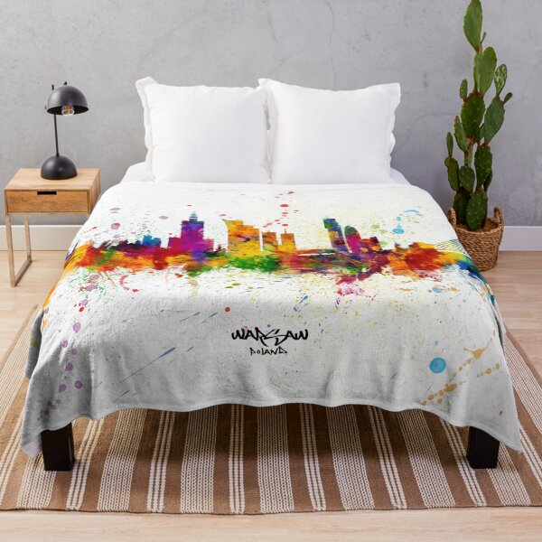 Item preview, Warsaw Poland Skyline designed and sold by ArtPrints.