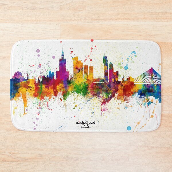 Item preview, Warsaw Poland Skyline designed and sold by ArtPrints.