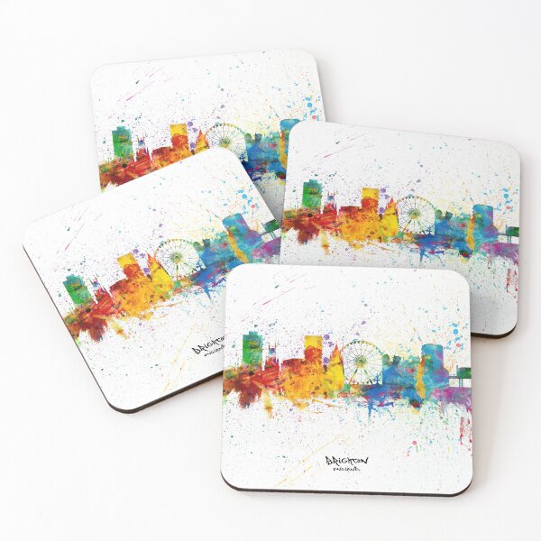 Item preview, Brighton England Skyline designed and sold by ArtPrints.
