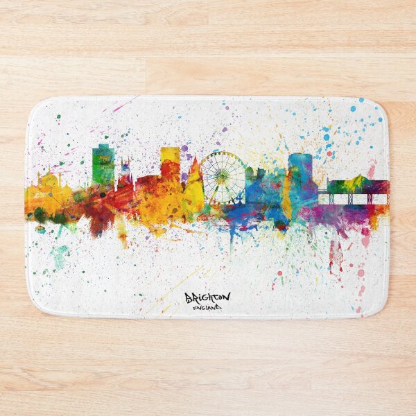 Item preview, Brighton England Skyline designed and sold by ArtPrints.