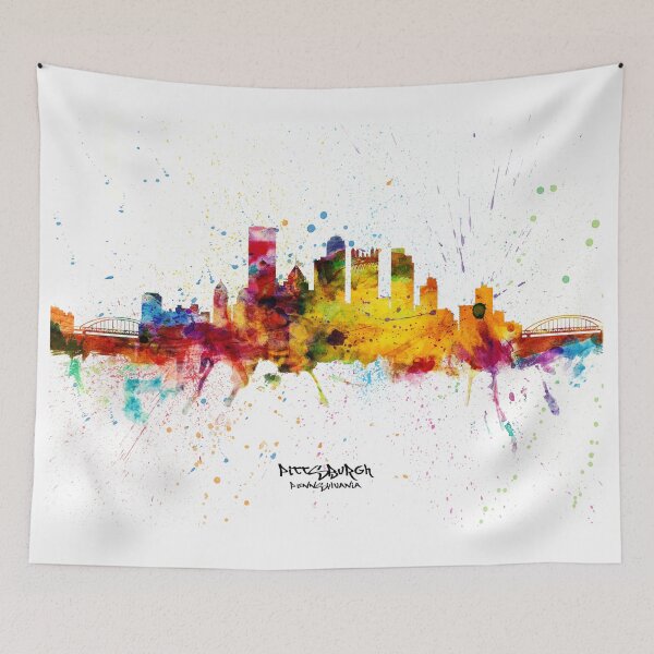 Item preview, Pittsburgh Pennsylvania Skyline designed and sold by ArtPrints.