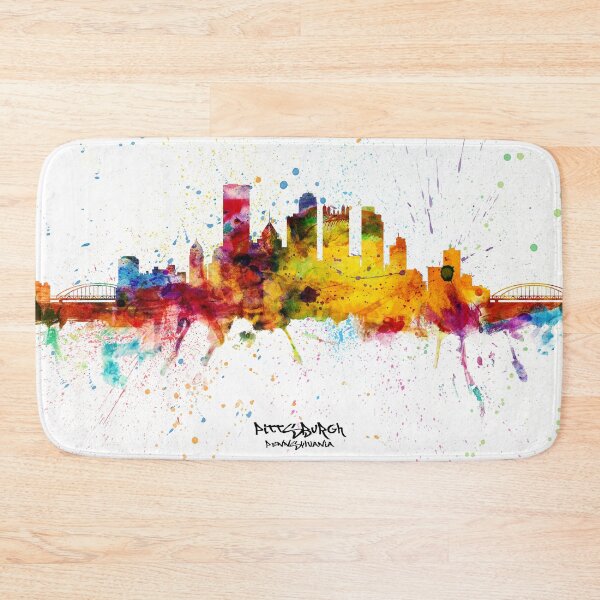 Artikelvorschau, Pittsburgh Pennsylvania Skyline entworfen und verkauft von ArtPrints.