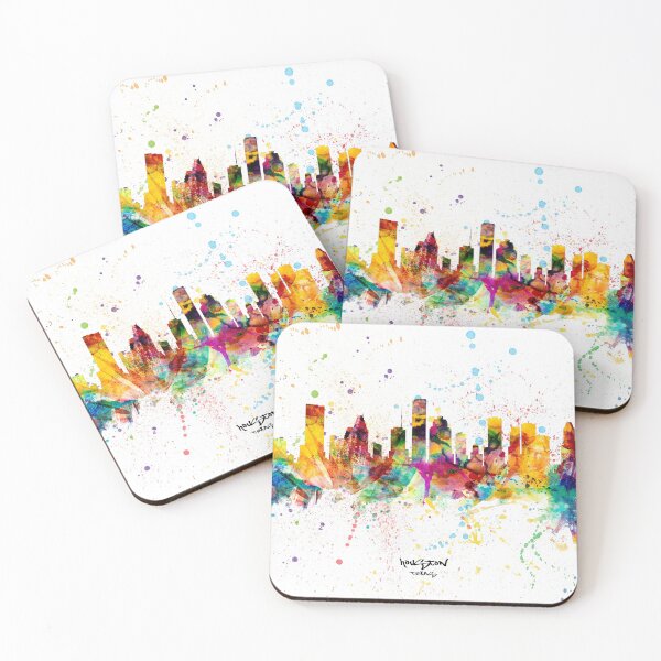 Item preview, Houston Texas Skyline designed and sold by ArtPrints.