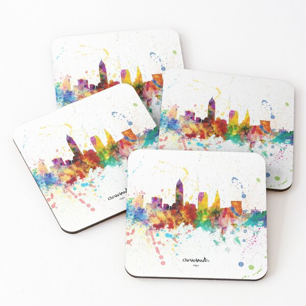 Item preview, Cleveland Ohio Skyline designed and sold by ArtPrints.