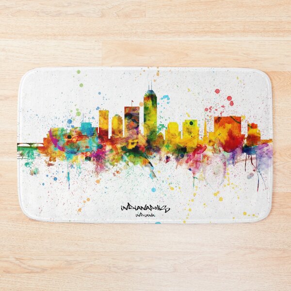 Artikelvorschau, Indianapolis Indiana Skyline entworfen und verkauft von ArtPrints.