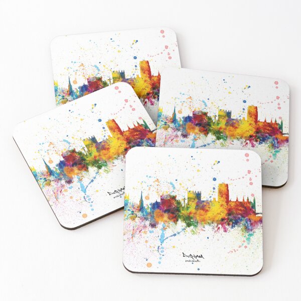 Item preview, Durham England Skyline Cityscape designed and sold by ArtPrints.