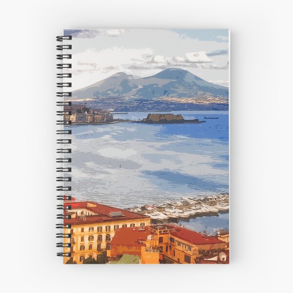 Item preview, The Bay of Naples. Digital drawing. designed and sold by Pino 'Delfino' Esposito.