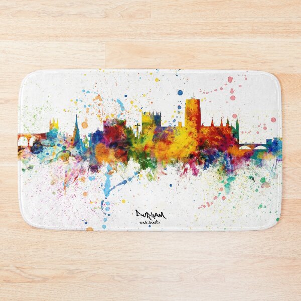 Item preview, Durham England Skyline Cityscape designed and sold by ArtPrints.