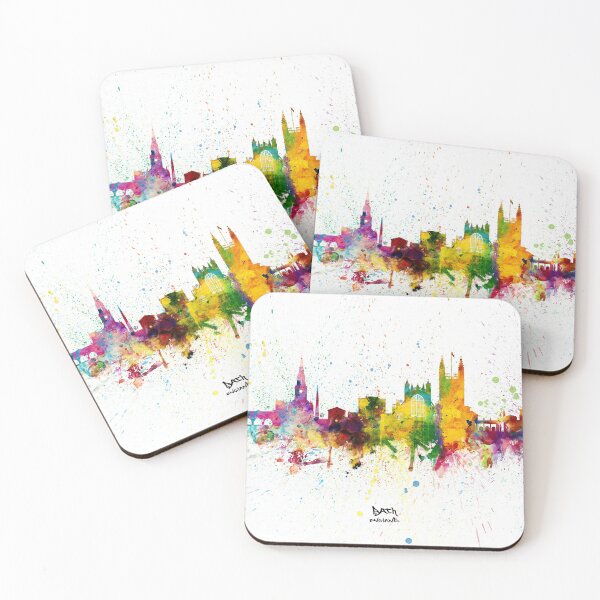 Item preview, Bath England Skyline Cityscape designed and sold by ArtPrints.