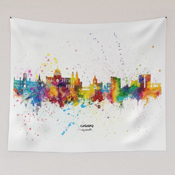 Item preview, Galway Ireland Skyline designed and sold by ArtPrints.