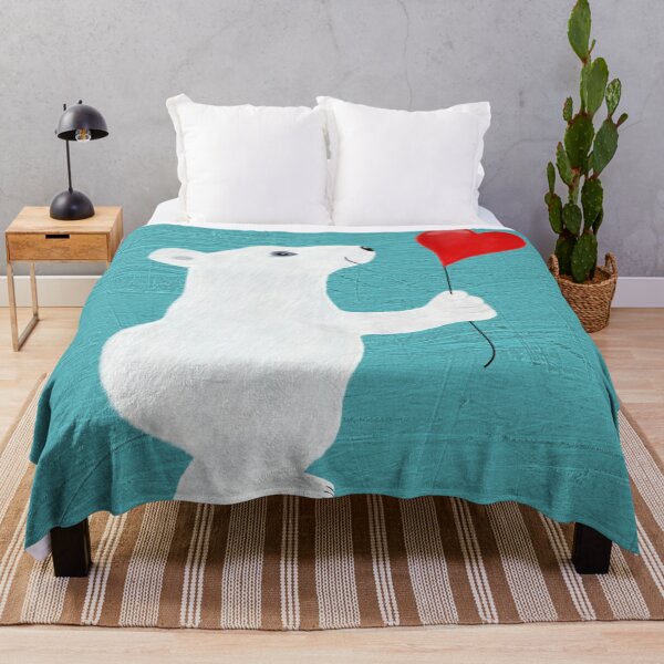 Item preview, Polar bear with heart balloon designed and sold by DSIGN4YOU.