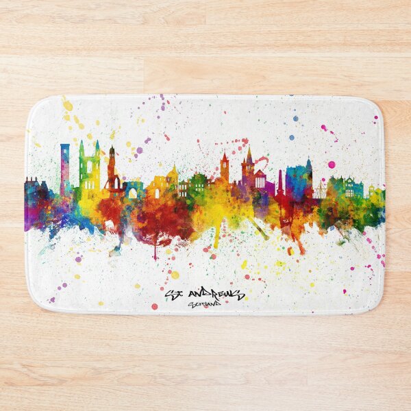 Item preview, St Andrews Scotland Skyline designed and sold by ArtPrints.
