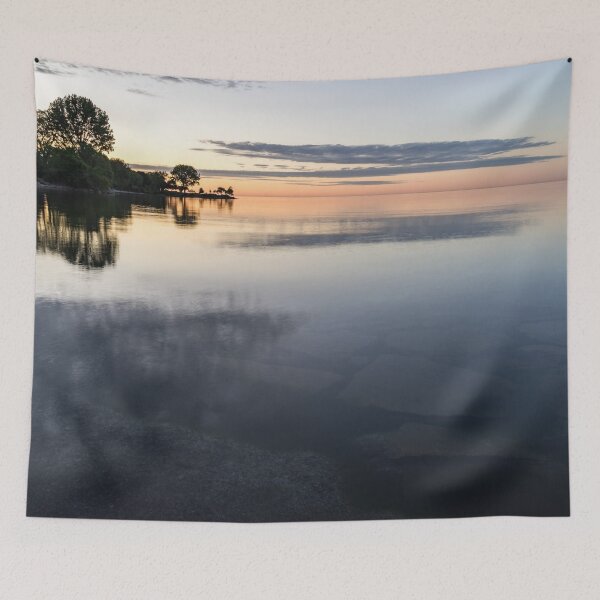 Item preview, Silky Blue Transparency with a Hint of Pink designed and sold by Georgia Mizuleva.