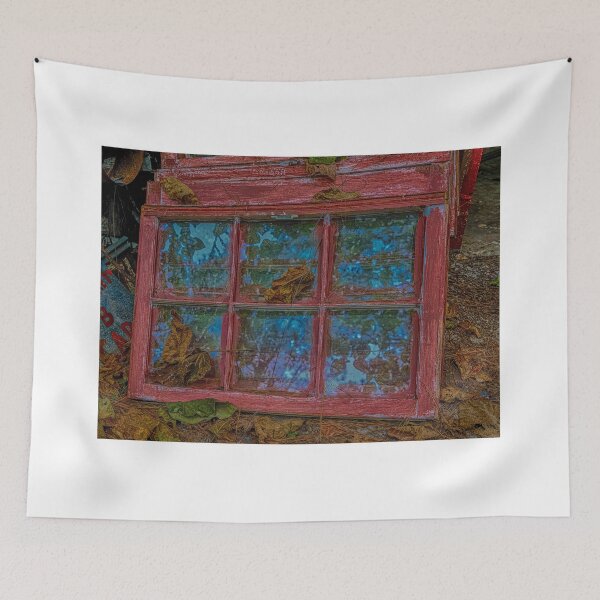 Item preview, Red Painted Windows designed and sold by dbvirago.