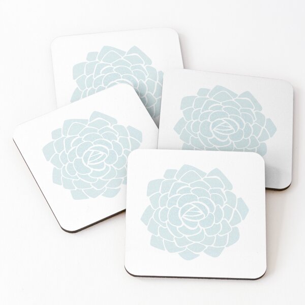Item preview, Baby blue succulent designed and sold by emeraldseason.