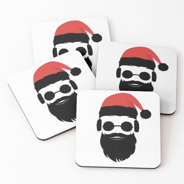 Item preview, Cool Hipster Santa Claus Beard Sunglasses Headphones Present designed and sold by peter2art.
