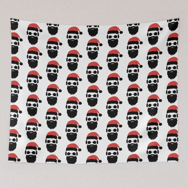 Item preview, Cool Hipster Santa Claus Beard Sunglasses Headphones Present designed and sold by peter2art.