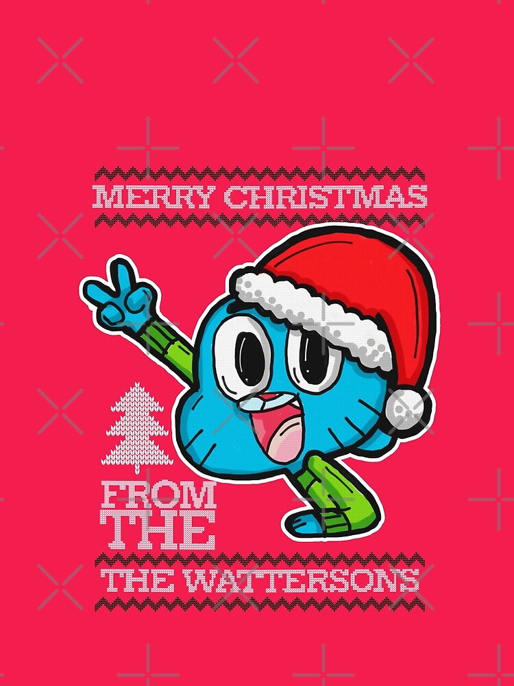 Gumball Watterson from The Amazing World of Gumball™ Ugly Christmas Design! by sketchNkustom