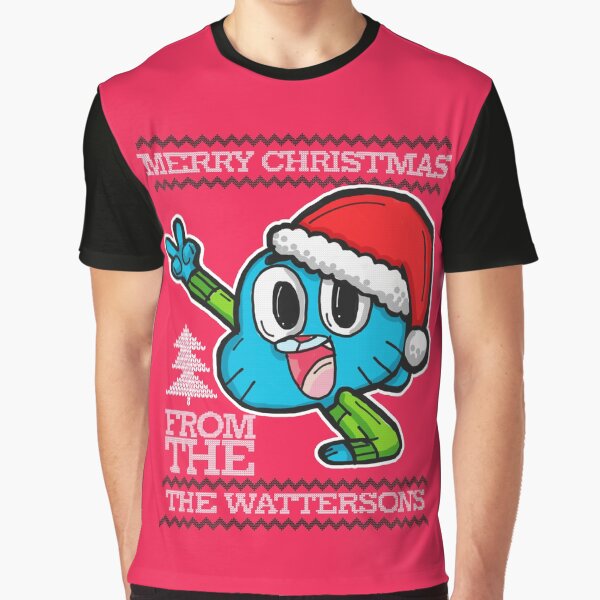 Gumball Watterson from The Amazing World of Gumball™ Ugly Christmas Design! Graphic T-Shirt