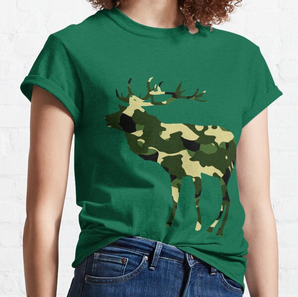 Hirsch in Tarnfarbe Classic T-Shirt