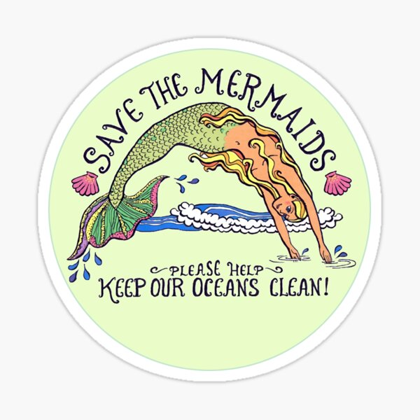 Item preview, Save the mermaids designed and sold by thewisekitty.